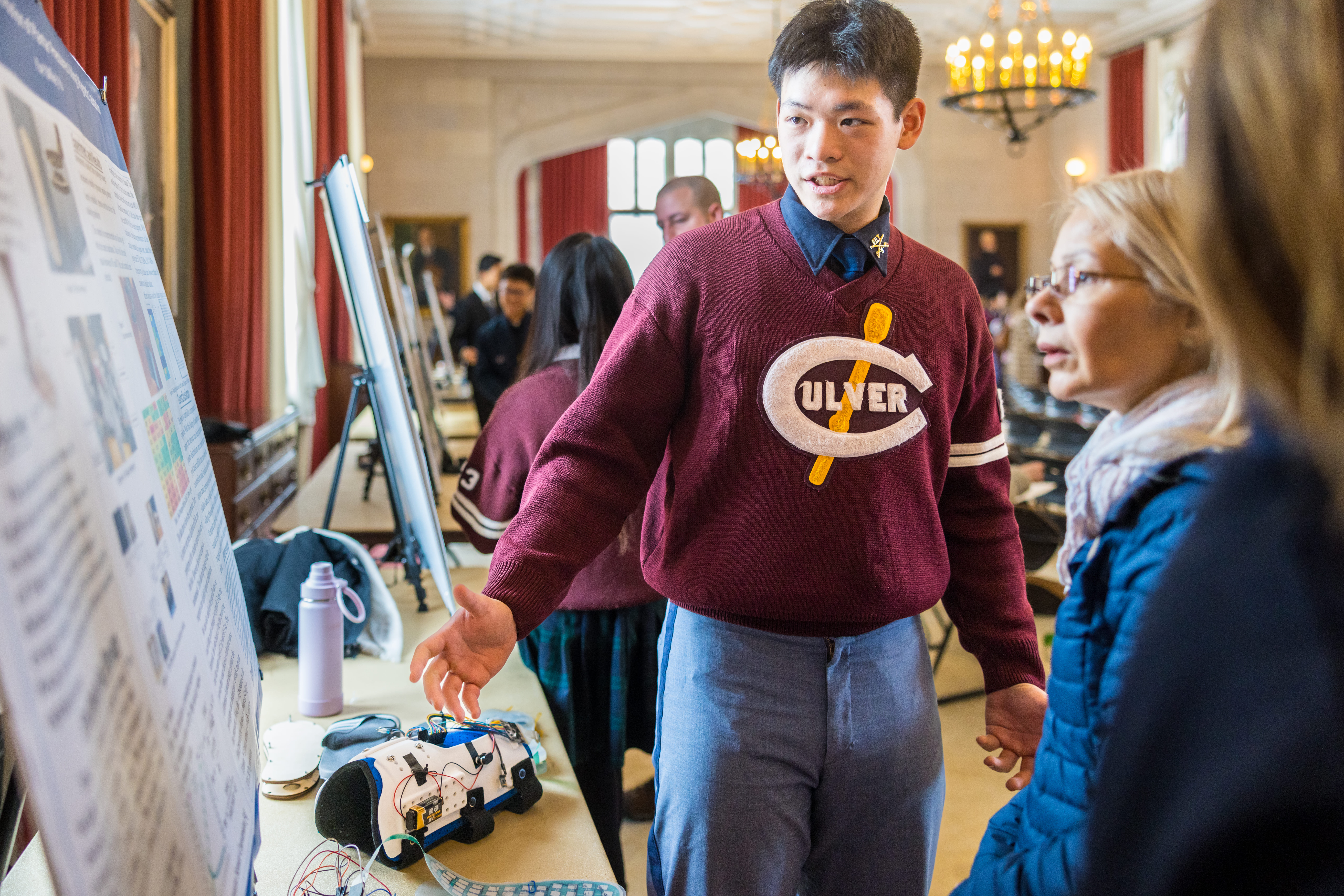 While presenting at ISEF